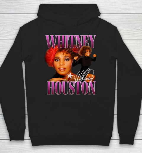 Vintage The Whitney Funny Art Houstons 80s Style Star Music Hoodie