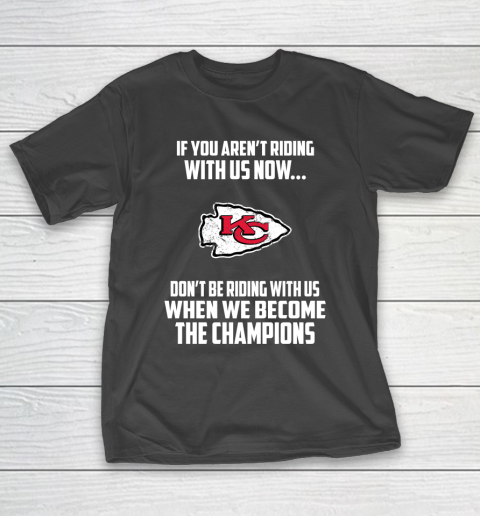 NFL Kansas City Chiefs Football We Become The Champions T-Shirt