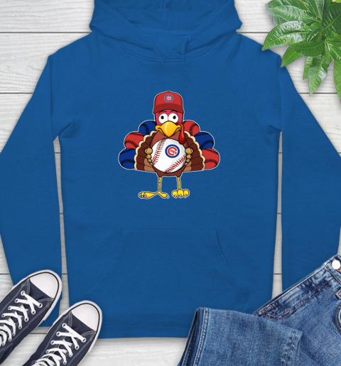 Chicago Cubs Turkey thanksgiving Hoodie 9