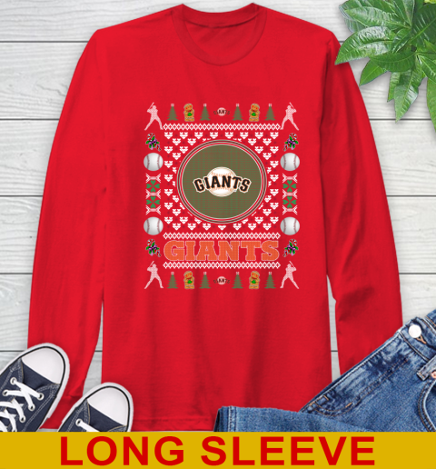 San Francisco Giants Merry Christmas MLB Baseball Loyal Fan Long Sleeve T-Shirt 12