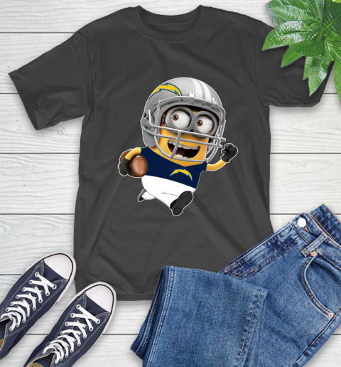 NFL San Diego Chargers Minions Disney Football Sports T-Shirt 2