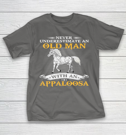 Father gift shirt Mens Never Underestimate An Old Man With An Appaloosa Horse Funny T Shirt T-Shirt 8