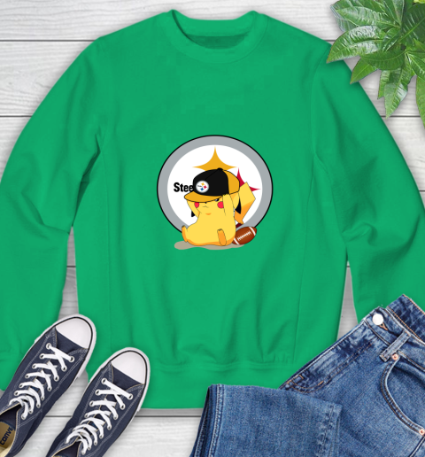 NFL Pikachu Football Sports Pittsburgh Steelers Sweatshirt 6