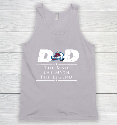 Colorado Avalanche NHL Ice Hockey Dad The Man The Myth The Legend Tank Top 3