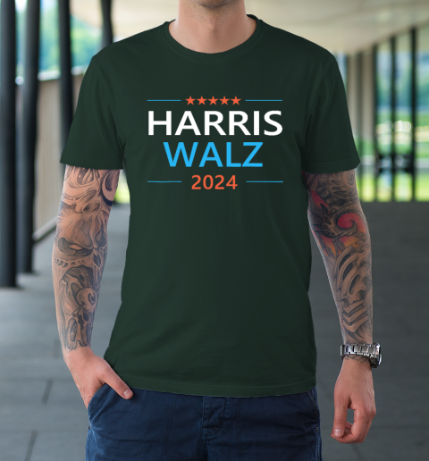 Harris Walz 2024 For President Patriotic Kamala Democrat T-Shirt 3