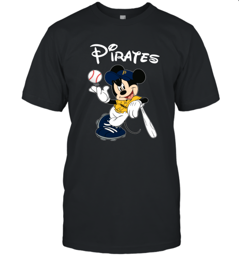 Baseball Mickey Team Pittsburgh Pirates Unisex Jersey Tee