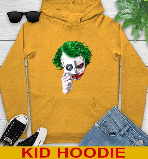 Houston Astros MLB Baseball Joker Card Shirt Youth Hoodie 2