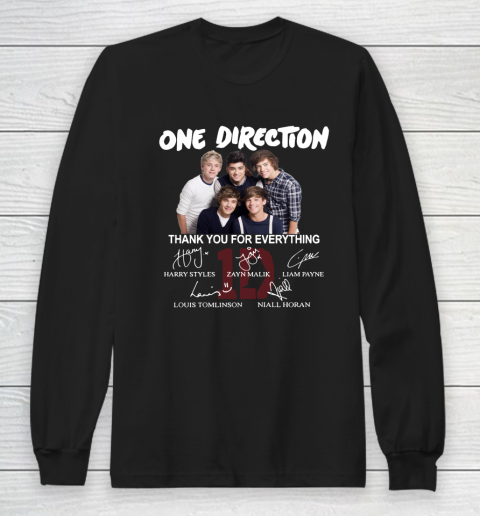 One Direction thank you for every thing Long Sleeve T-Shirt