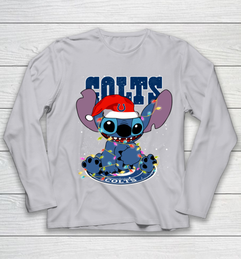 Indianapolis Colts NFL Football noel stitch Christmas Youth Long Sleeve 3