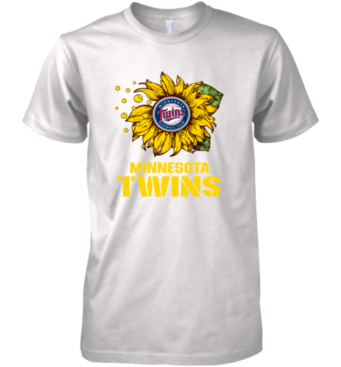 Minnesota Twins Sunflower MLB Baseball Premium Men's T-Shirt