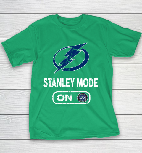 Tampa Bay Lightning Stanley Mode On Youth T-Shirt 3