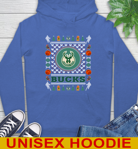 Milwaukee Bucks Merry Christmas NBA Basketball Loyal Fan Hoodie 9
