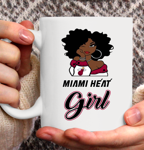 Miami Heat Girl NBA Ceramic Mug 11oz 4