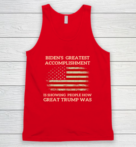 Funny Biden's Greatest Accomplishment Is Showing Trump 2024 Tank Top 4