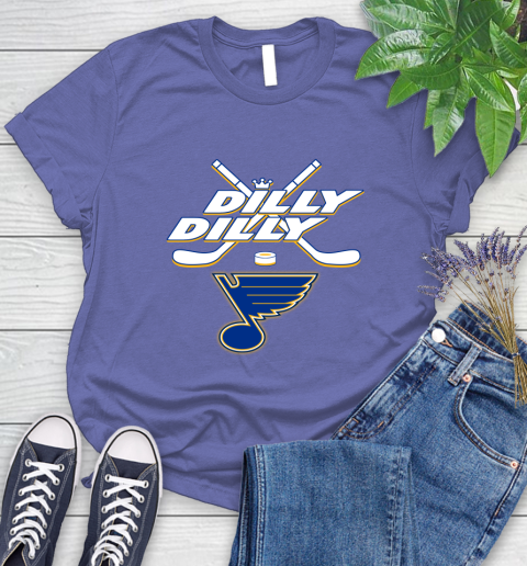 NHL St.Louis Blues Dilly Dilly Hockey Sports Women's T-Shirt 11