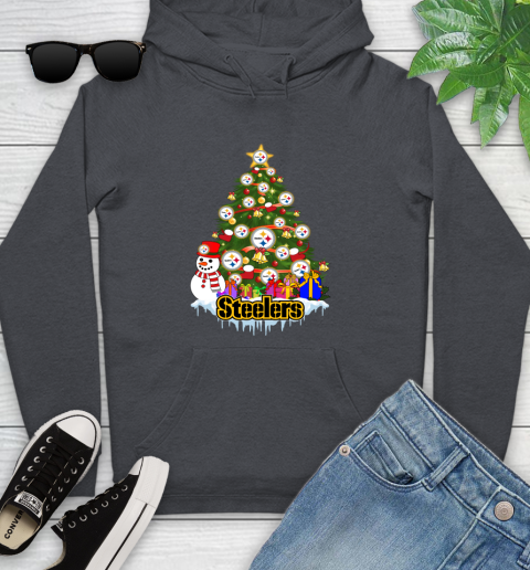 Pittsburgh Steelers Merry Christmas NFL Football Sports Youth Hoodie 8