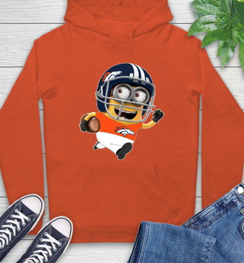 NFL Denver Broncos Minions Disney Football Sports Hoodie 5