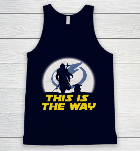 Tampa Bay Lightning NHL Ice Hockey Star Wars Yoda And Mandalorian This Is The Way Tank Top 2