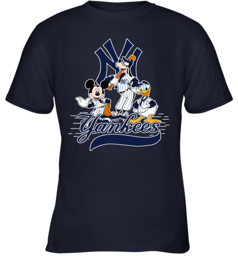 MLB Los Angeles Dodgers Mickey Mouse Donald Duck Goofy Baseball T Shirt  Youth T-Shirt