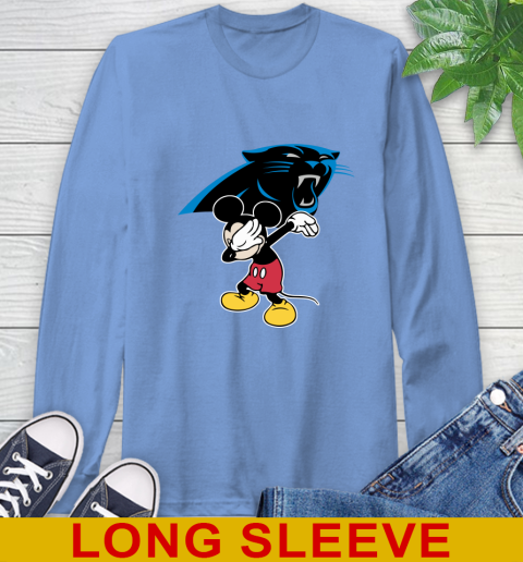 Carolina Panthers NFL Football Dabbing Mickey Disney Sports Long Sleeve T-Shirt 11