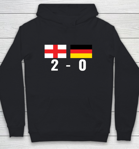 England  Germany 2 0 Euro Football Championship Youth Hoodie