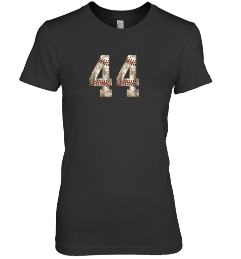 Baseball Jersey Number 44 Premium Women's T-Shirt