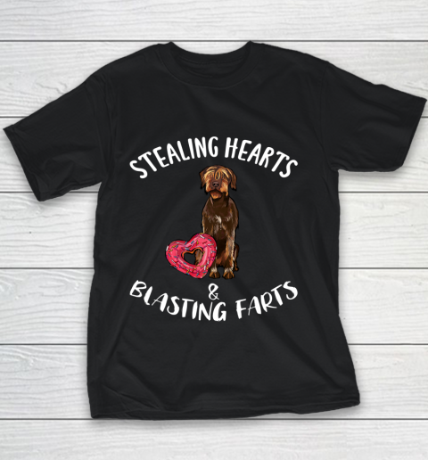 Stealing Hearts Blasting Farts Wirehaired Pointing Griffon Youth T-Shirt