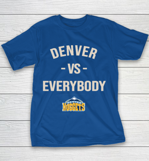 Denver Nuggets Vs Everybody Youth T-Shirt 6