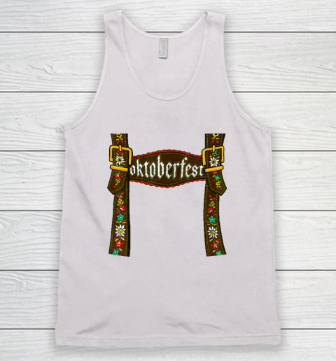 Oktoberfest Lederhosen Costume Cute German Bavarian Tank Top