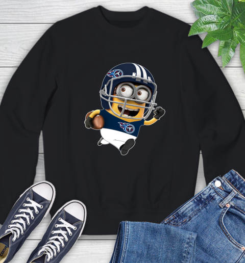 NFL Tennessee Titans Minions Disney Football Sports Sweatshirt 2