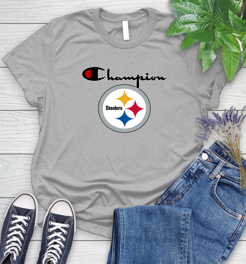 NFL Football Pittsburgh Steelers Champion Shirt Women's T-Shirt 3