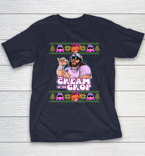 Macho The Cream of The Crop,Wrestling Ugly Christmas Youth T-Shirt 2