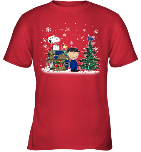 NHL St.Louis Blues Snoopy Charlie Brown Christmas Hockey Super