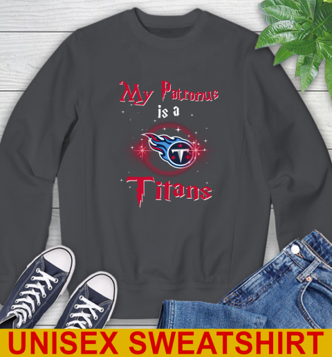 NFL Football Harry Potter My Patronus Is A Tennessee Titans Sweatshirt 8 NFL Football Harry Potter My Patronus Is A Tennessee Titans Sweatshirt - Image 8