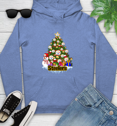 Pittsburgh Steelers Merry Christmas NFL Football Sports Youth Hoodie 12