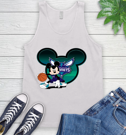 NBA Charlotte Hornets Mickey Mouse Disney Basketball Tank Top