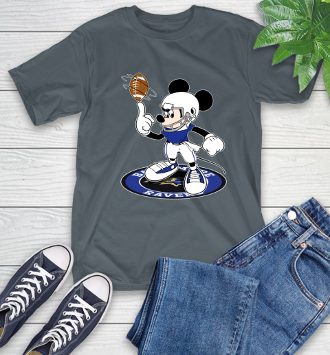 NFL Football Baltimore Ravens Cheerful Mickey Disney Shirt T-Shirt 7