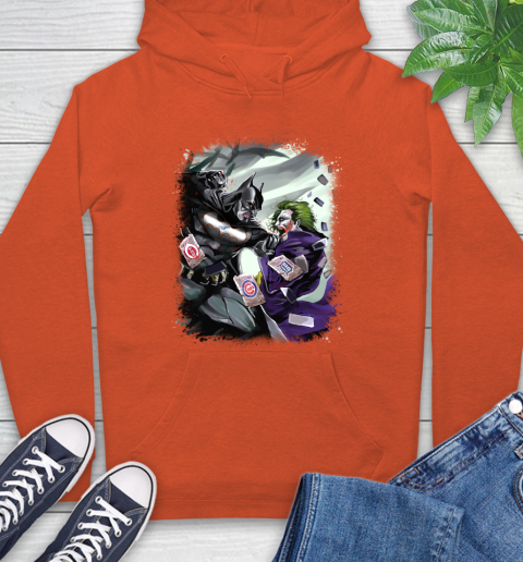 Los Angeles Dodgers MLB Baseball Batman Fighting Joker DC Comics Hoodie 5