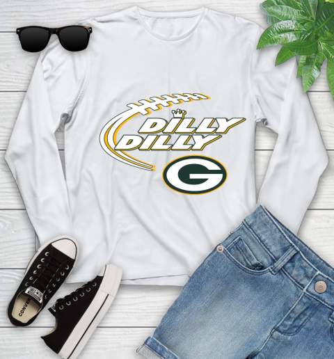 NFL Green Bay Packers Dilly Dilly Football Sports Youth Long Sleeve