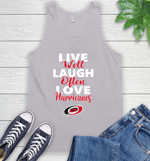 NHL Hockey Carolina Hurricanes Live Well Laugh Often Love Shirt Tank Top 4 NHL Hockey Carolina Hurricanes Live Well Laugh Often Love Shirt Tank Top - Image 4