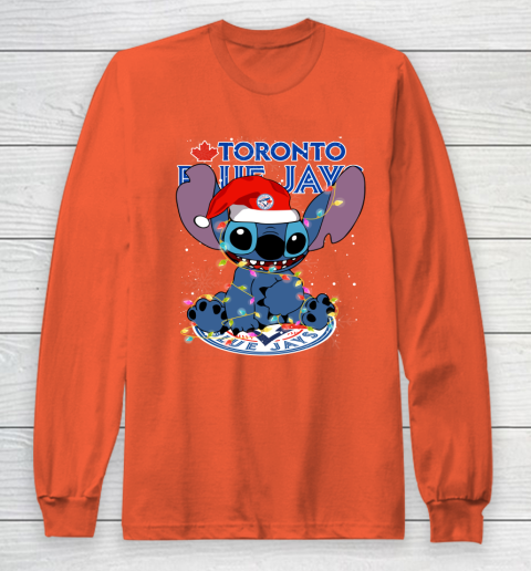 Toronto Blue Jays MLB noel stitch Baseball Christmas Long Sleeve T-Shirt 3