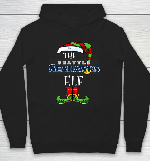 Seattle Seahawks Christmas ELF Funny NFL Hoodie