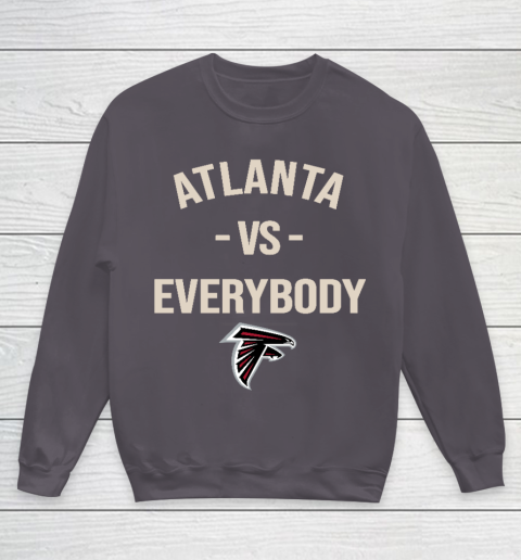 Atlanta Falcons Vs Everybody Youth Sweatshirt - Image 6