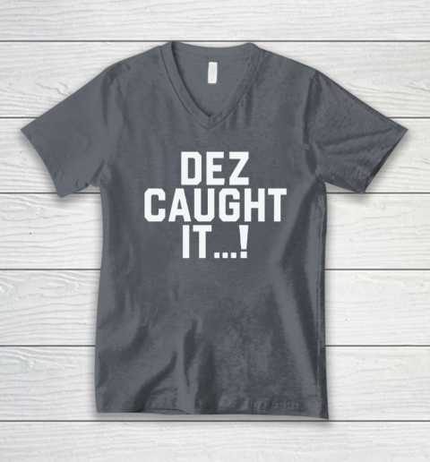 Dallas Cowboys Dez Caught V-Neck T-Shirt 3