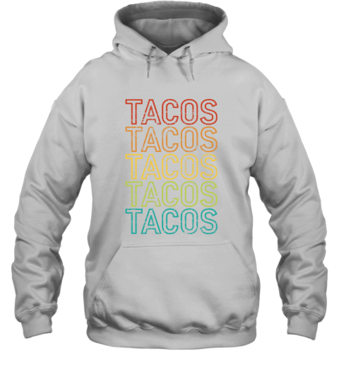 w35y vintage mexicantacos hoodie 23 front white