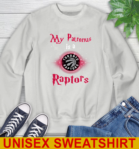 NBA Basketball Harry Potter My Patronus Is A Toronto Raptors Sweatshirt 5