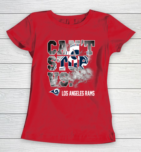 NFL Los Angeles Rams Can't Stop Vs Women's T-Shirt 9