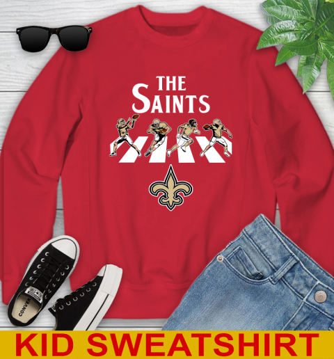 NFL Football New Orleans Saints The Beatles Rock Band Shirt Youth Sweatshirt 7