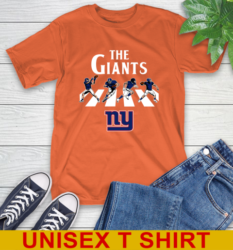 NFL Football New York Giants The Beatles Rock Band Shirt T-Shirt 4
