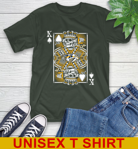 Nashville Predators NHL Hockey The King Of Spades Death Cards Shirt T-Shirt 6
